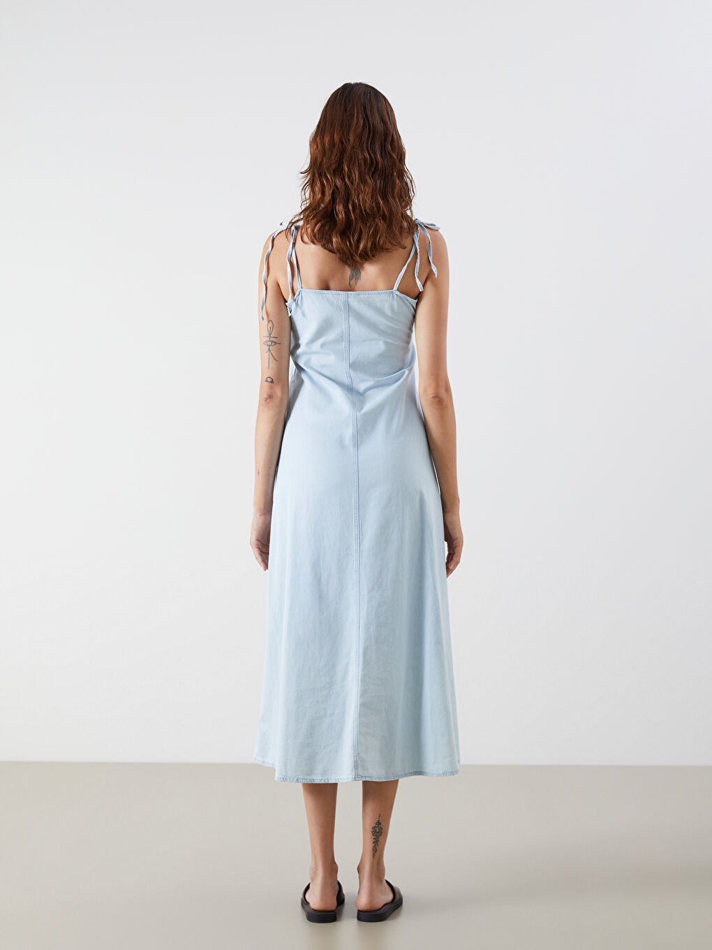 Woman INDIGO Denim Dress -S5LA65Z8-349