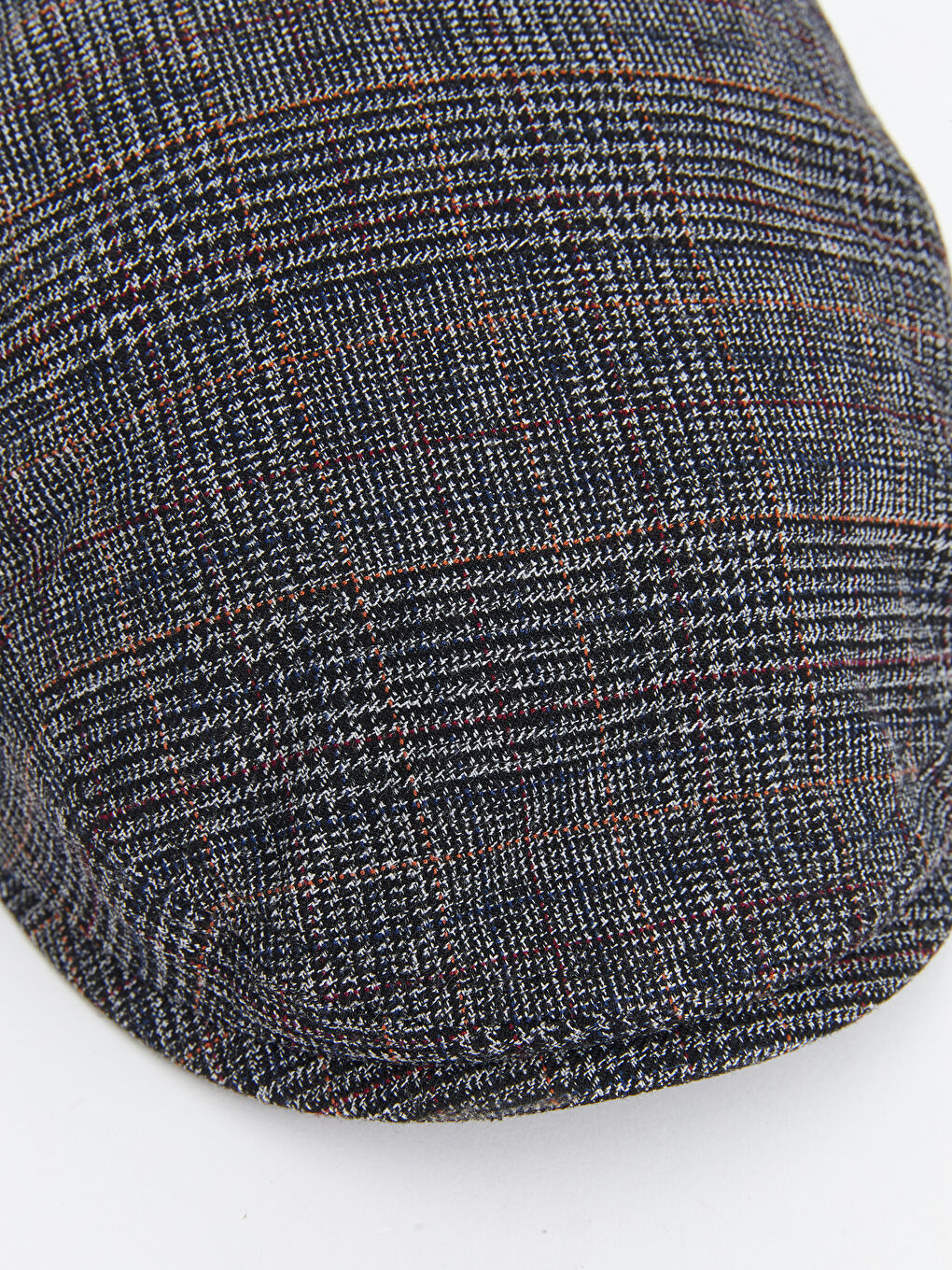 Plaid Pattern Men's Flat Cap Hat-3