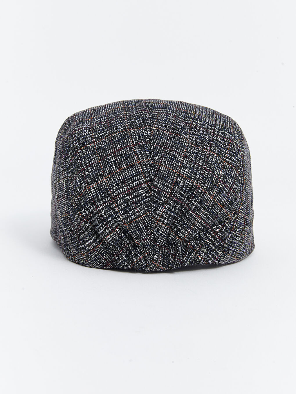 Plaid Pattern Men's Flat Cap Hat-4