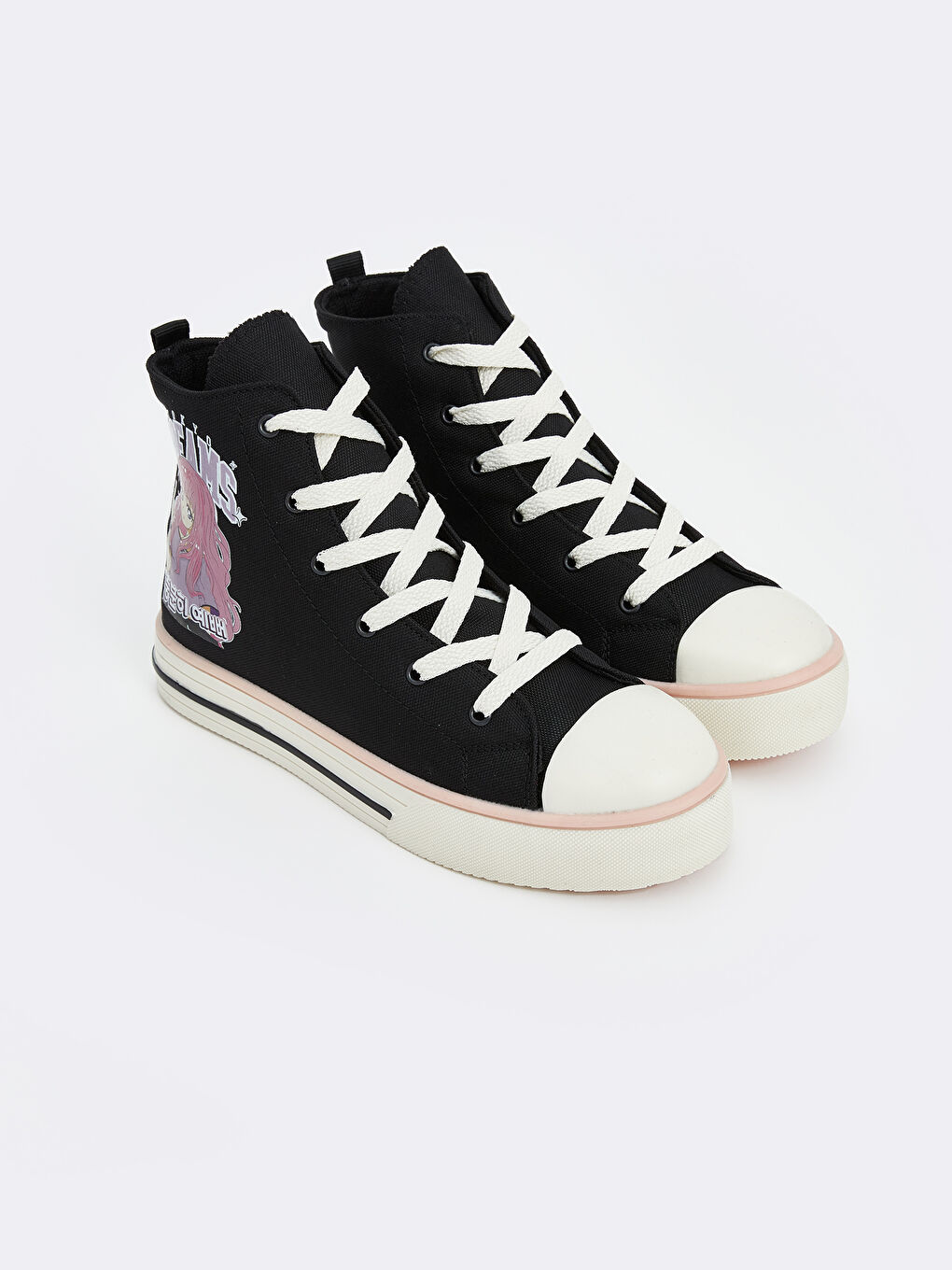 LCW STEPS Printed Ankle Length Girls' Sneakers -S5LA70Z4-LQJ