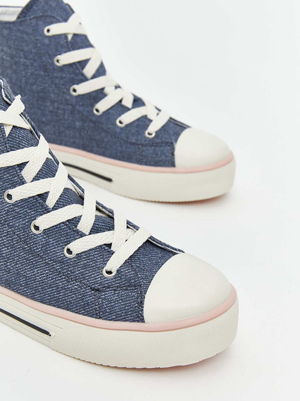 Mavi Bağcıklı Bilek Boy Kız Çocuk Spor Ayakkabı-2