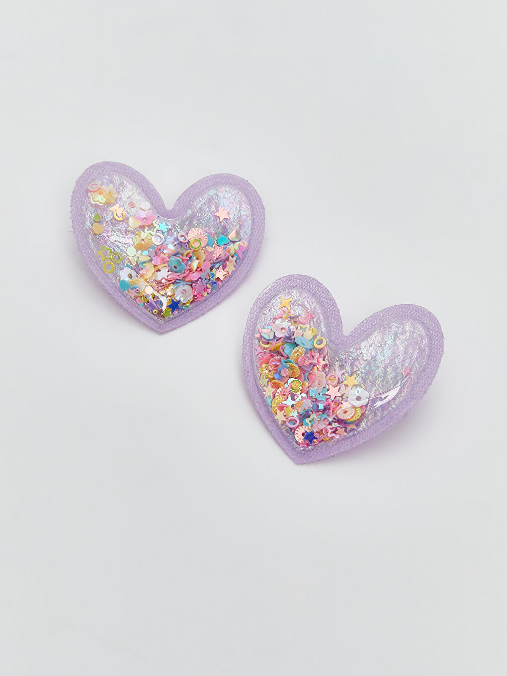 Karışık Kalp Figürlü Kız Çocuk Toka 2'li