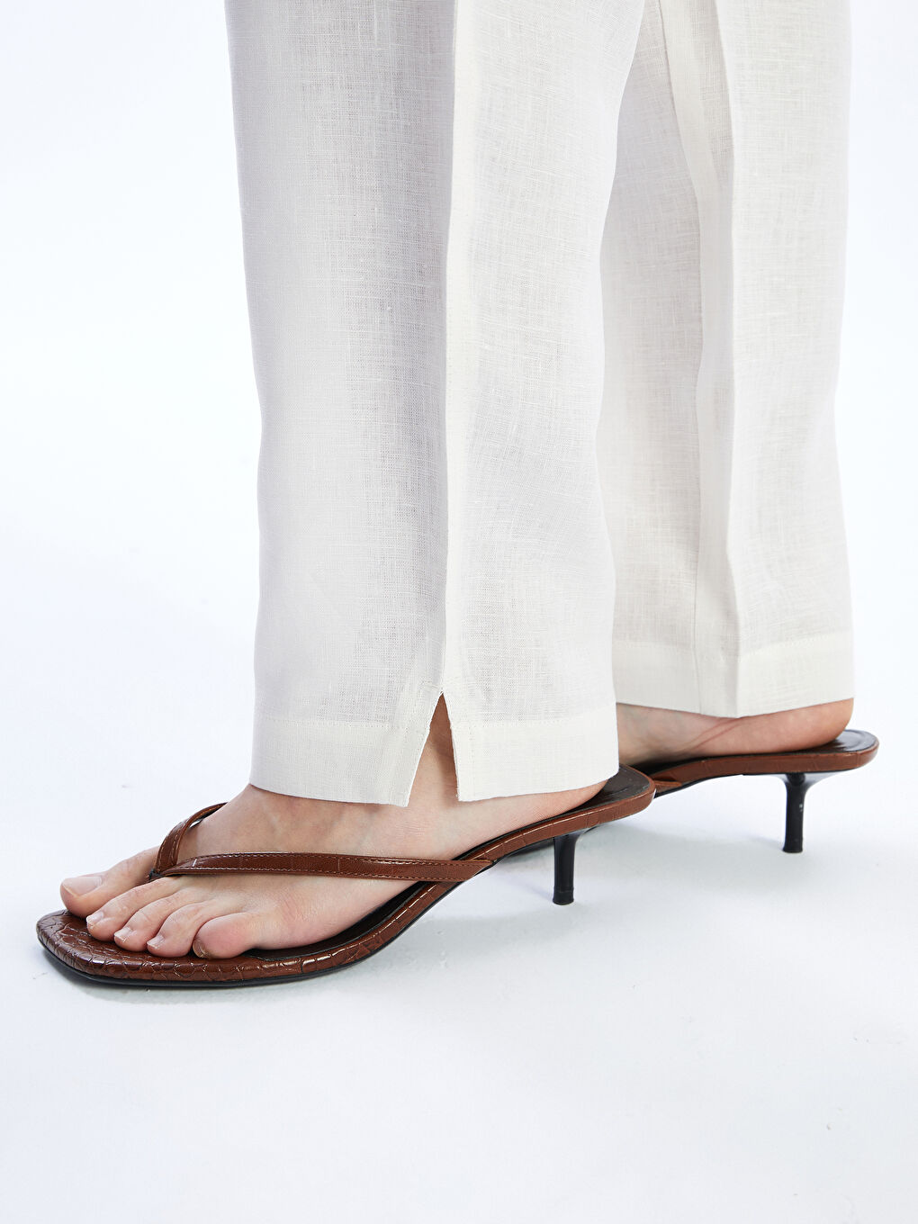 LCW Vision Woman ECRU Trousers -S5LB05Z8-FEL