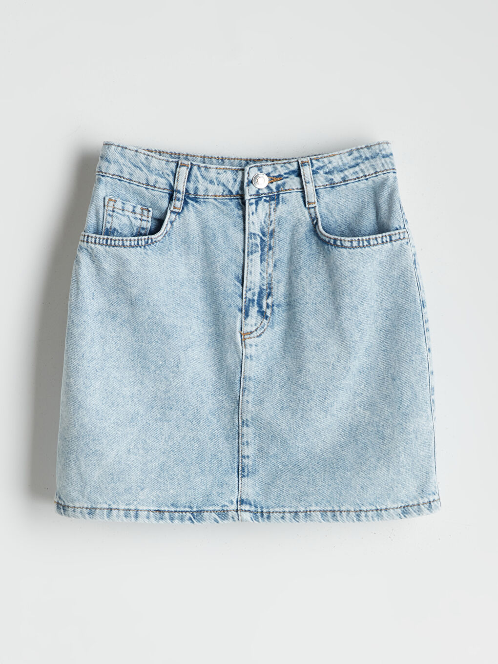 Girl BLUE Denim Skirt -S5LB68Z4-SHK