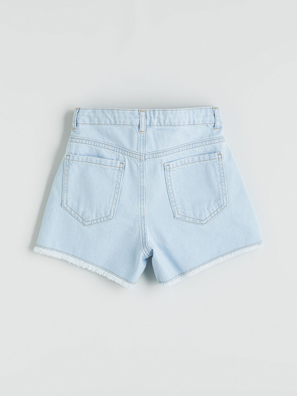 Flower Embroidered Girls' Jean Shorts -S5LB83Z4-869