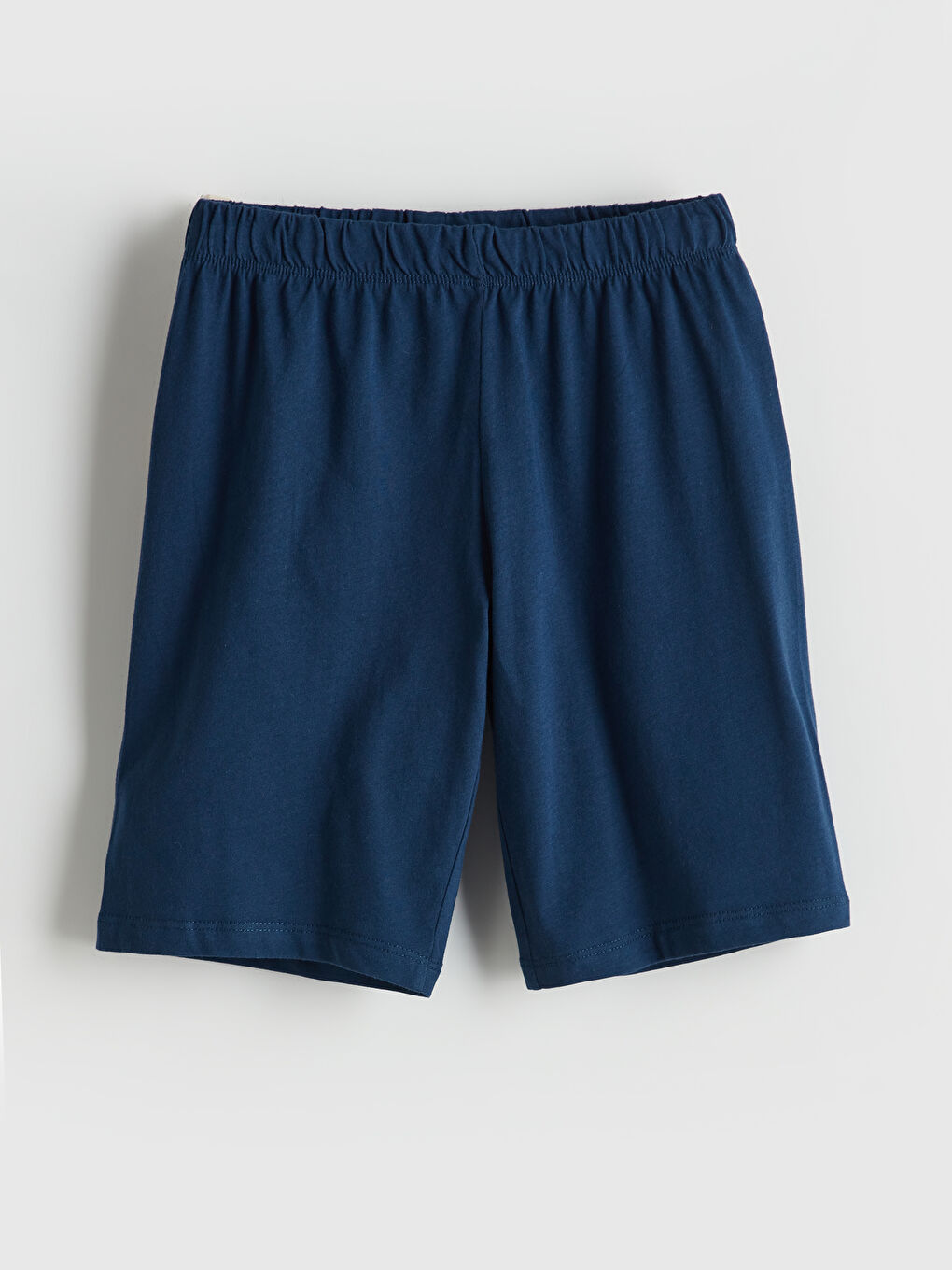 Lacivert Beli Lastikli Basic Erkek Çocuk Şort