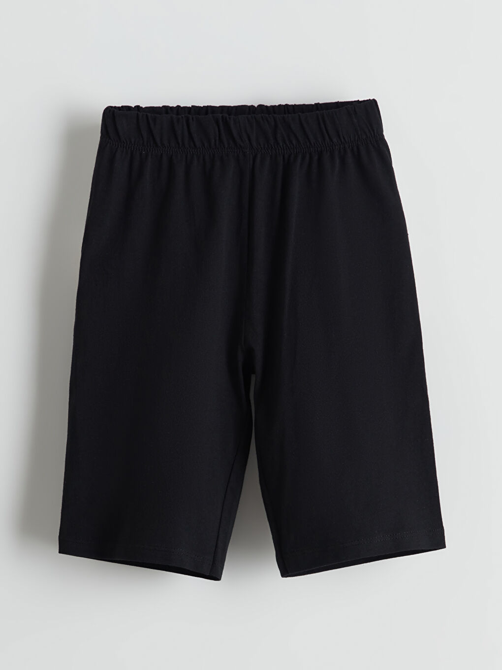 Siyah Beli Lastikli Erkek Çocuk Pijama Şort