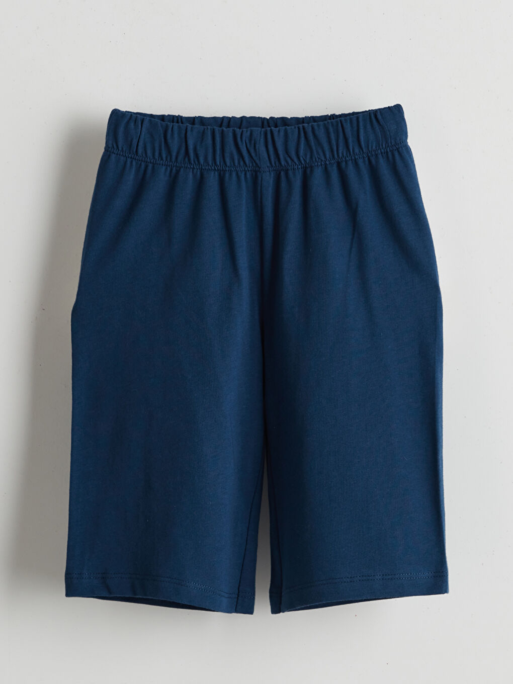 Lacivert Beli Lastikli Basic Erkek Çocuk Şort