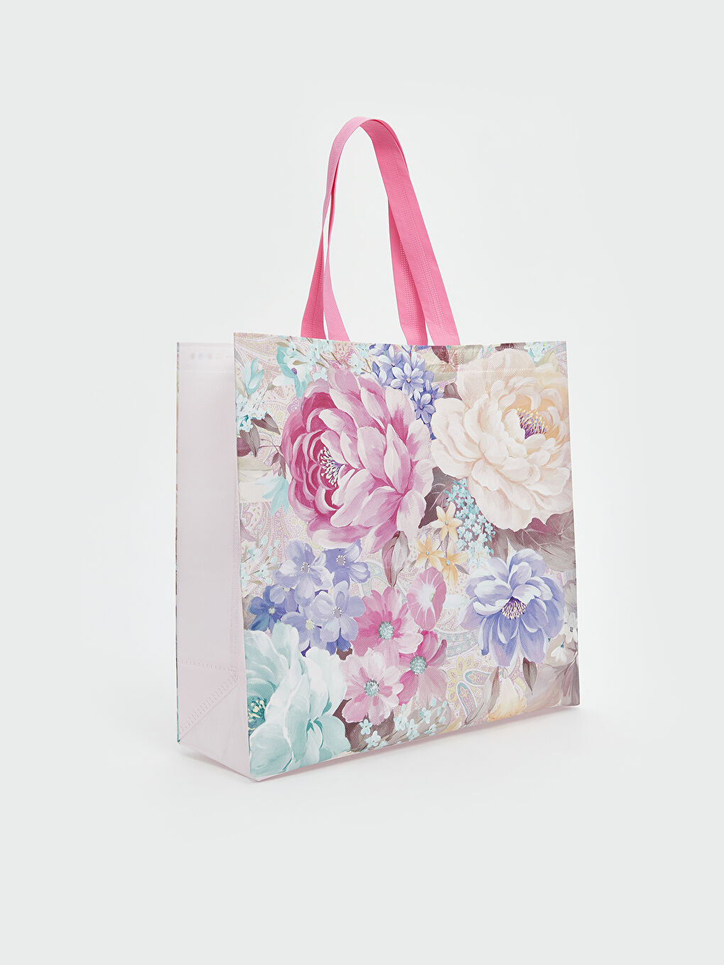 Floral Shopping Bag -S5LC65Z8-F9C