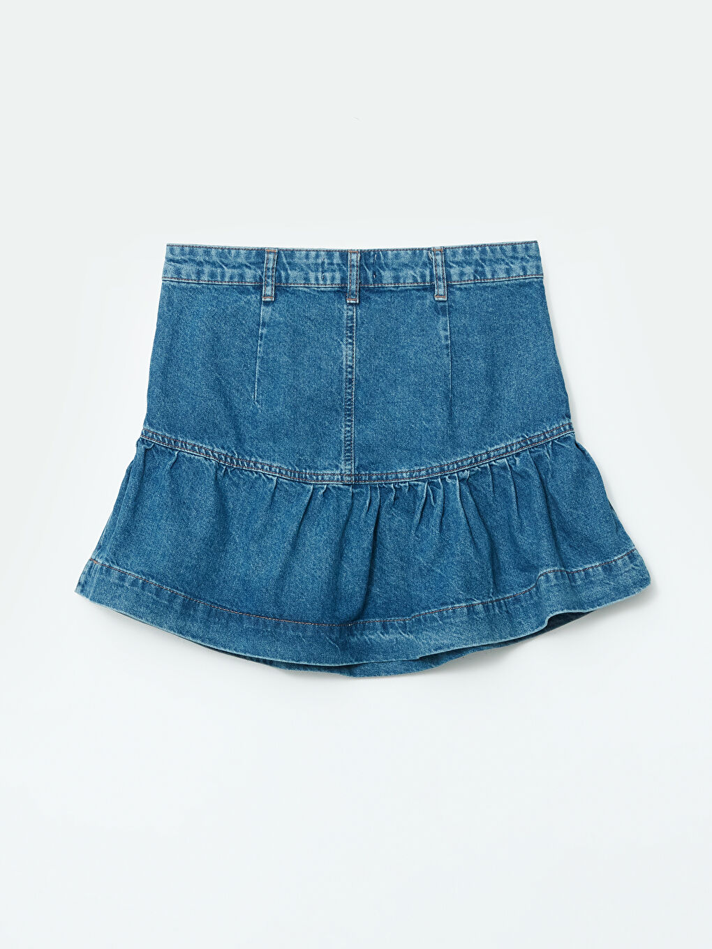 Woman INDIGO Denim Skirt -S5LC80Z8-507