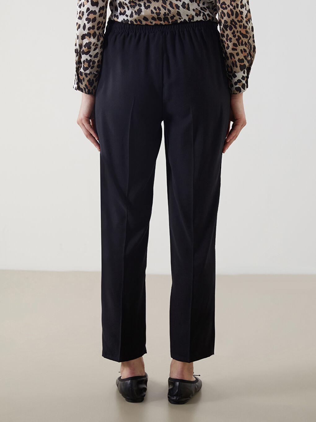 LCW Modest Elasticated Waist Women's Trousers -S5LD44Z8-CVL