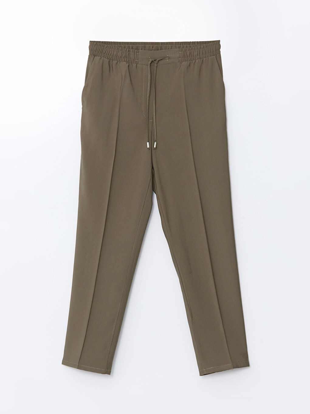 LCW Modest Haki Beli Lastikli Kadın Pantolon - 4