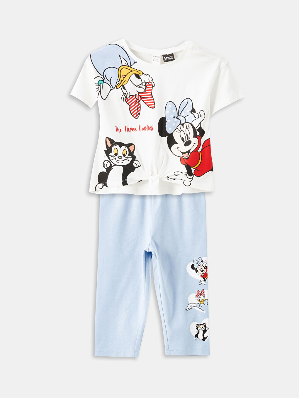 Minnie Mouse Printed Girls' Leggings and T-Shirt 2-Pack-3