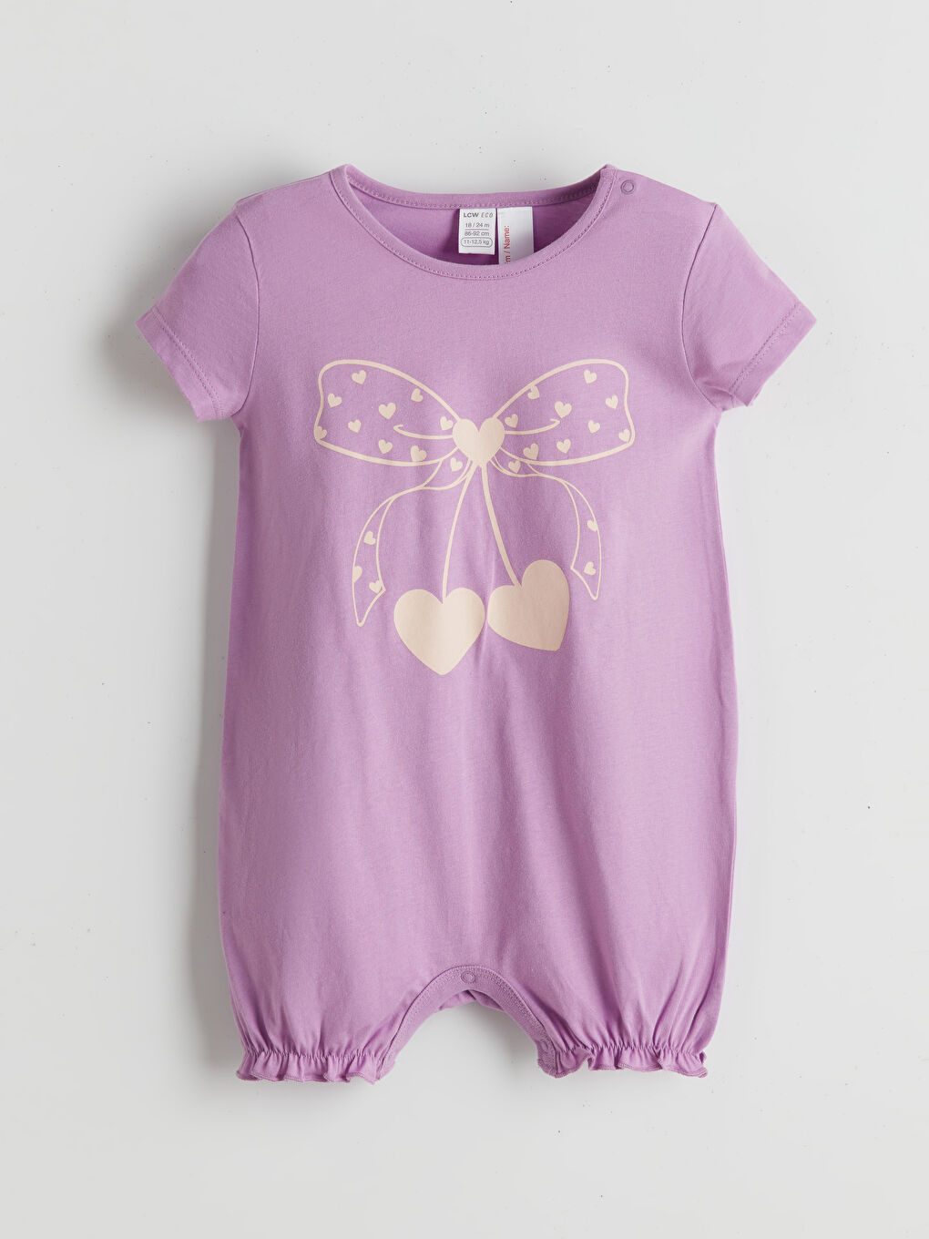 Crew Neck Printed Baby Girl Rompers -S5LD77Z1-GKS