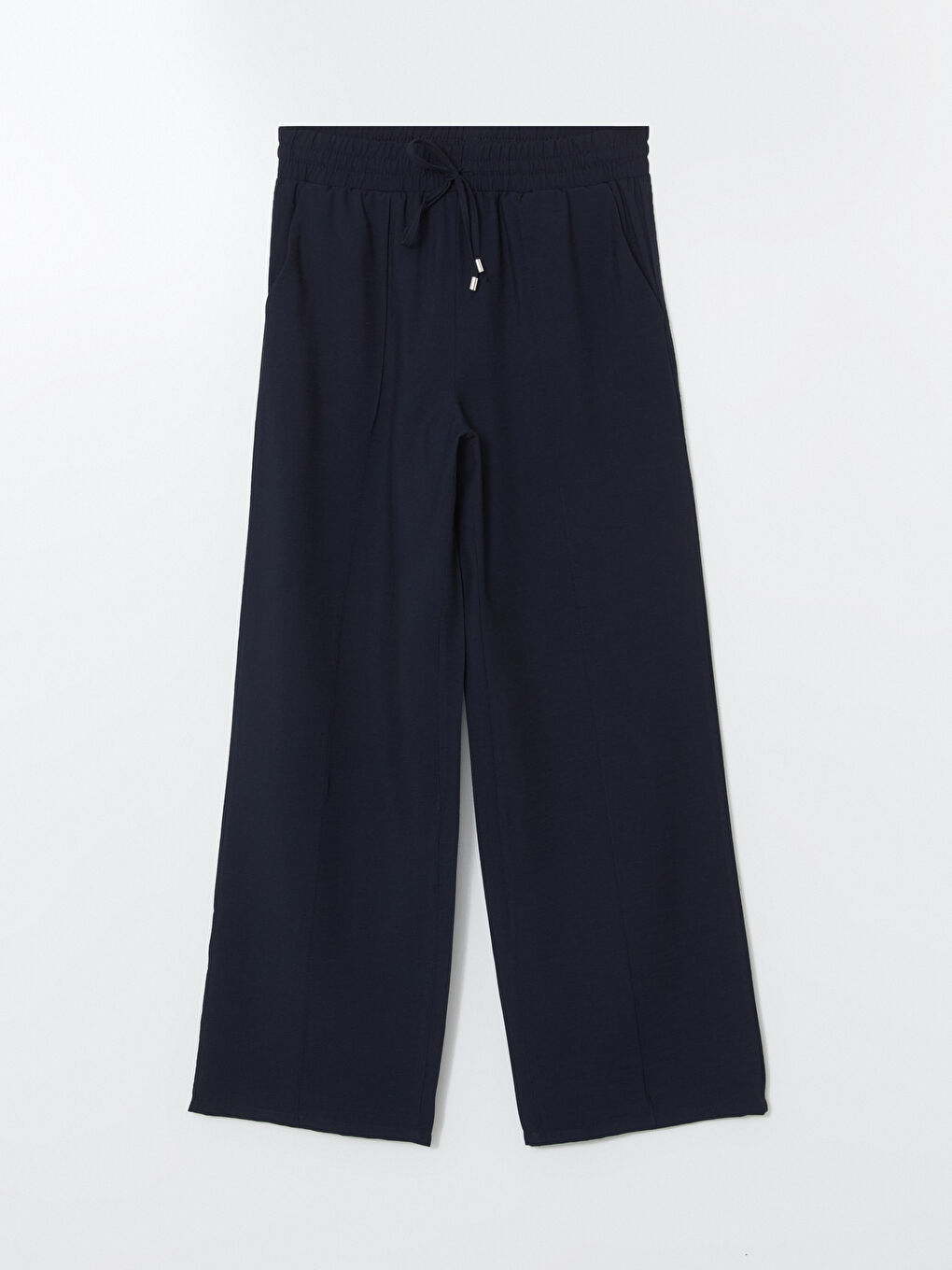 LCW Modest Beli Lastikli Geniş Paça Kadın Pantolon -S5LD78Z8-ZAM