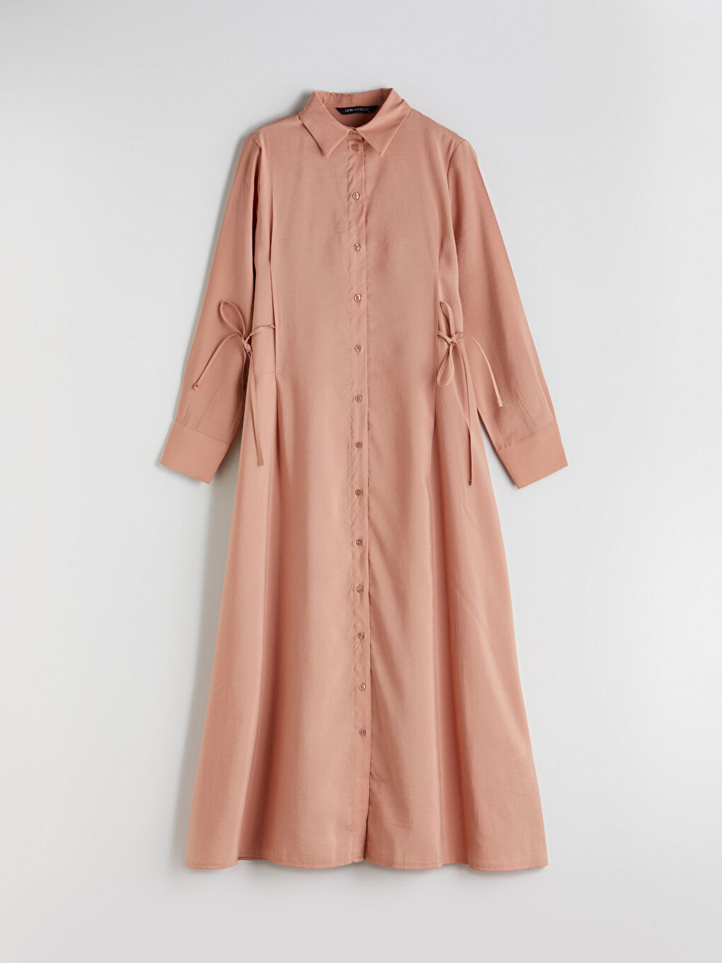 LCW Modest فستان وردي امرأة -S5LD82Z8-8LK
