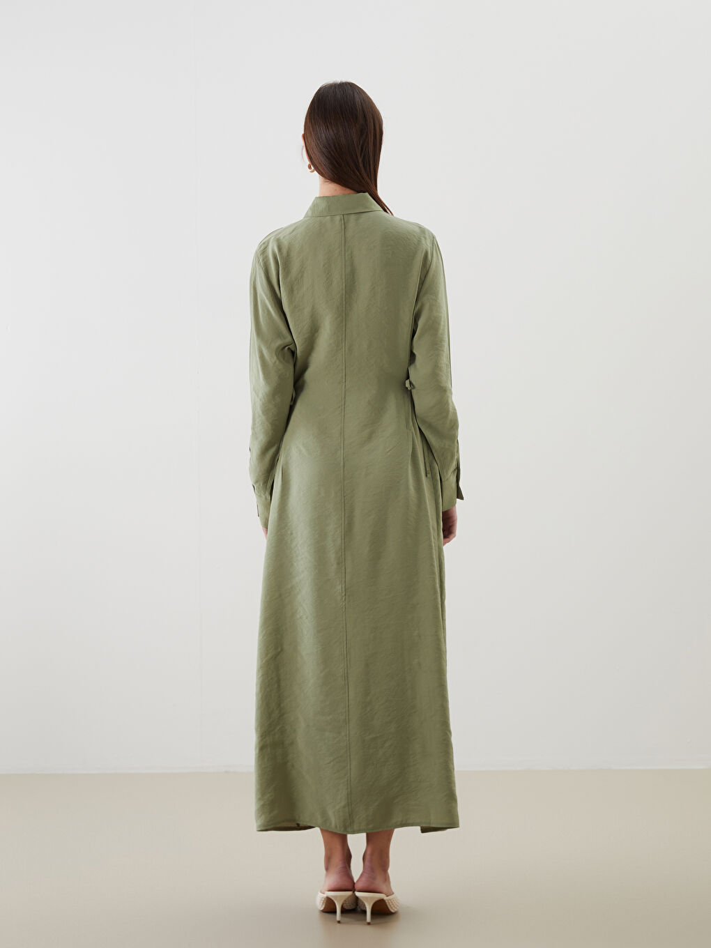 Woman GREEN Shirt Dress -S5LD82Z8-ZLQ