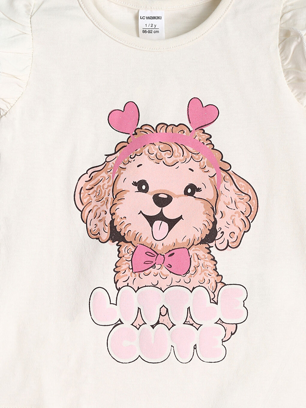 Crew Neck Printed Girls' Blouse and Leggings 2 Pack Set-5