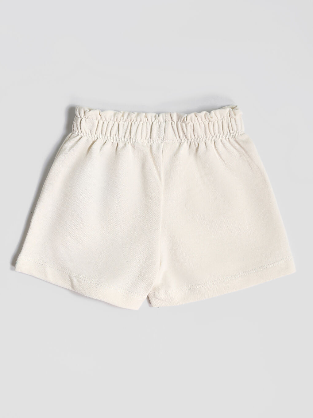 Crew Neck Printed Girls' T-Shirt and Shorts 2-Piece Set-4