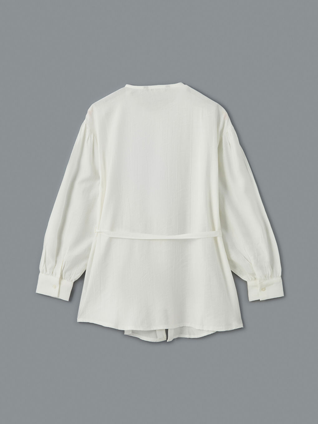 LCW Modest Ekru Bisiklet Yaka Kadın Tunik - 5