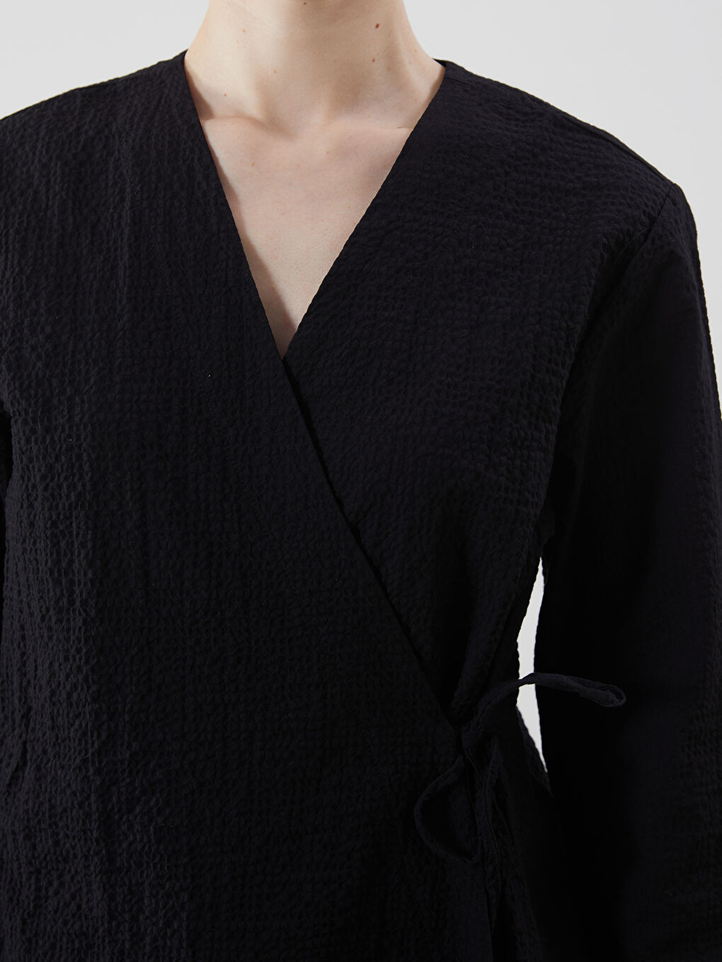 Double Breasted Women's Kimono -S5LE18Z8-RQL