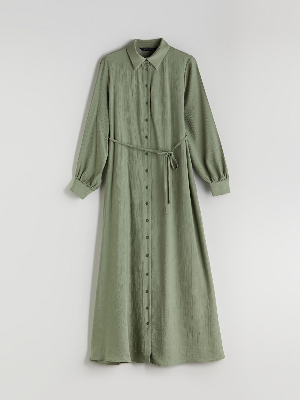 Woman GREEN Shirt Dress -S5LE38Z8-FLL