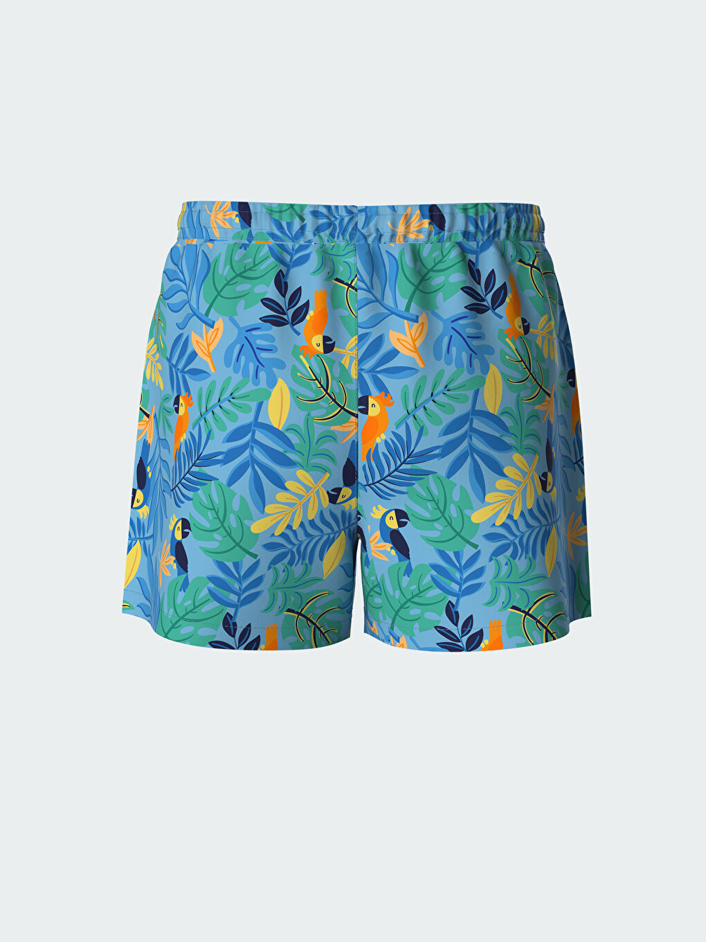 Elastic Waist Printed Boy's Swim Shorts -S5LE43Z1-LQQ