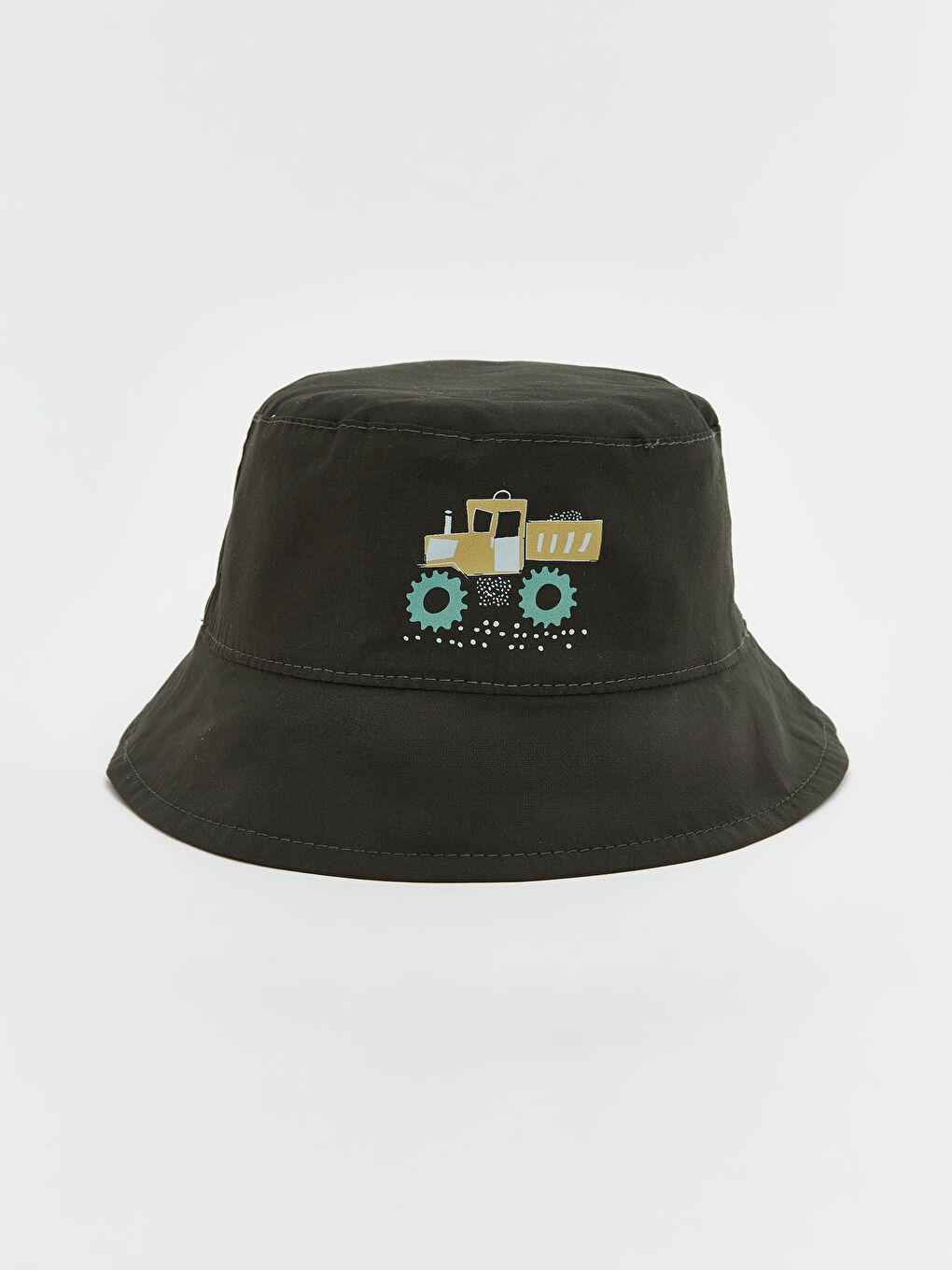 LCW ECO Kahverengi Baskılı Erkek Bebek Bucket Şapka