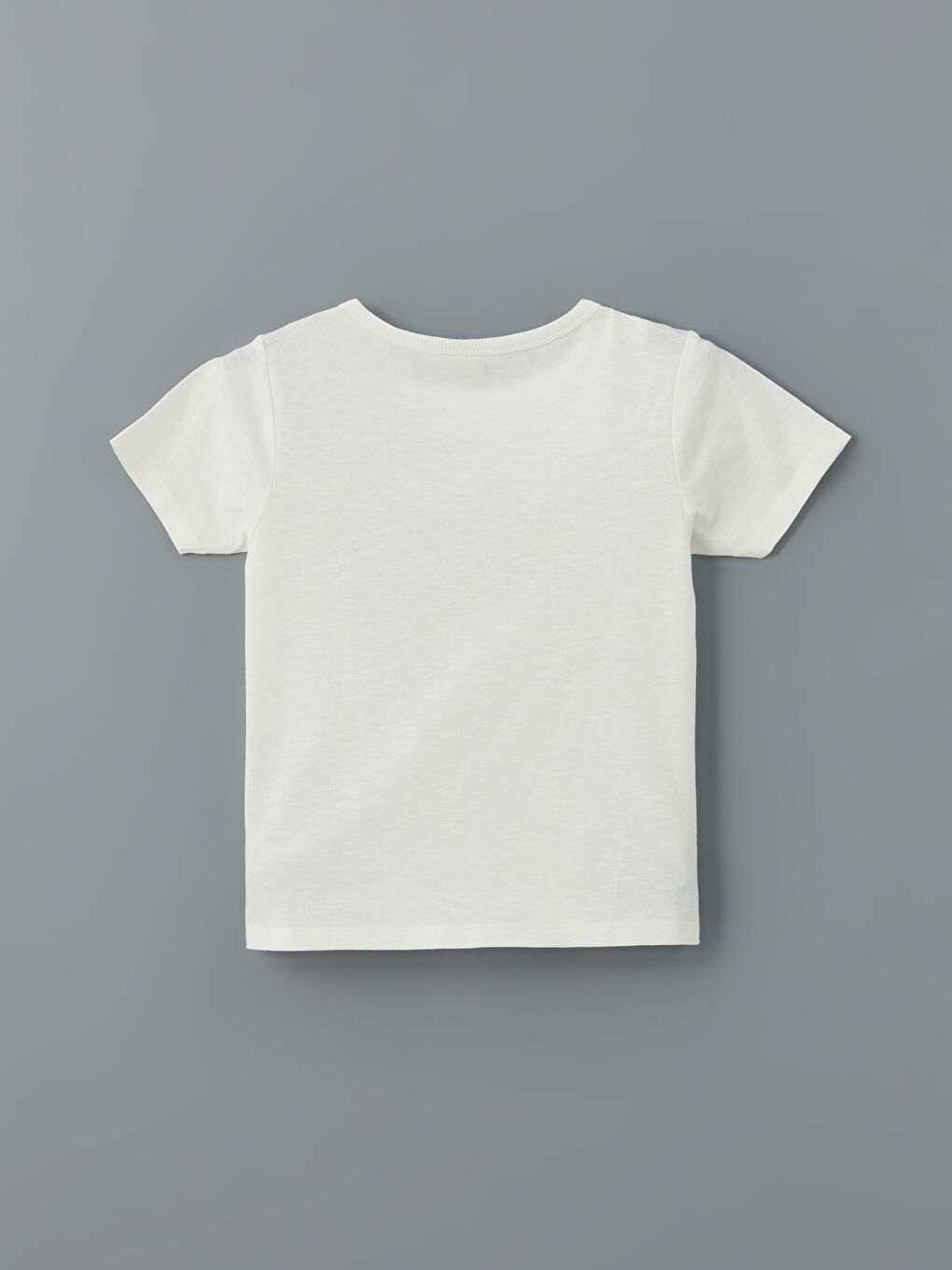 LCW ECO Beyaz Bisiklet Yaka Erkek Çocuk Pijama Üst - 1