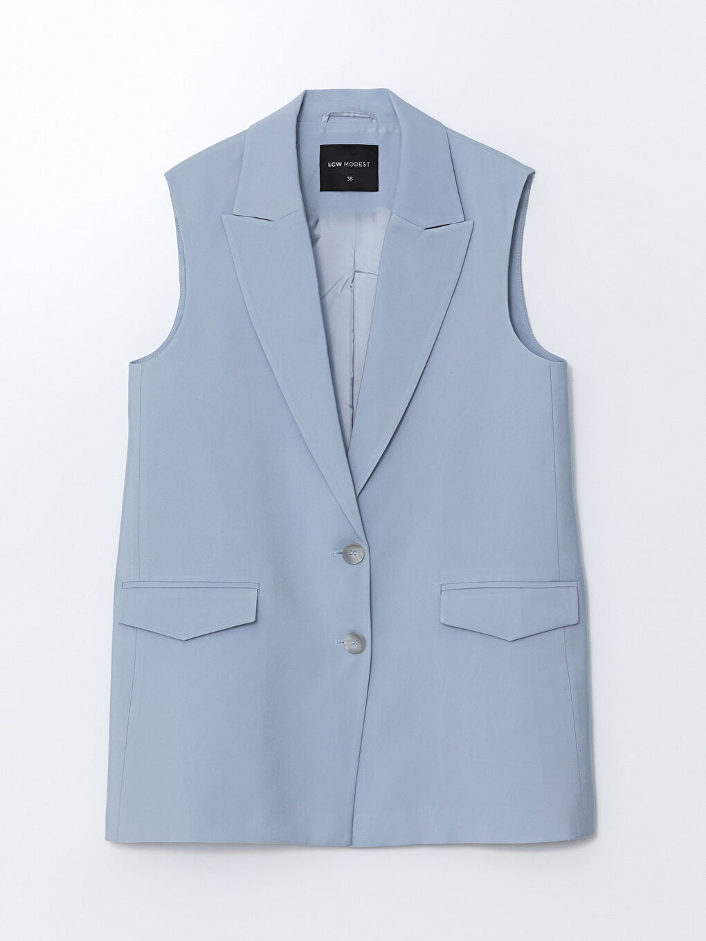 Jacket Collar Women's Classic Vest -S5LF55Z8-CU5
