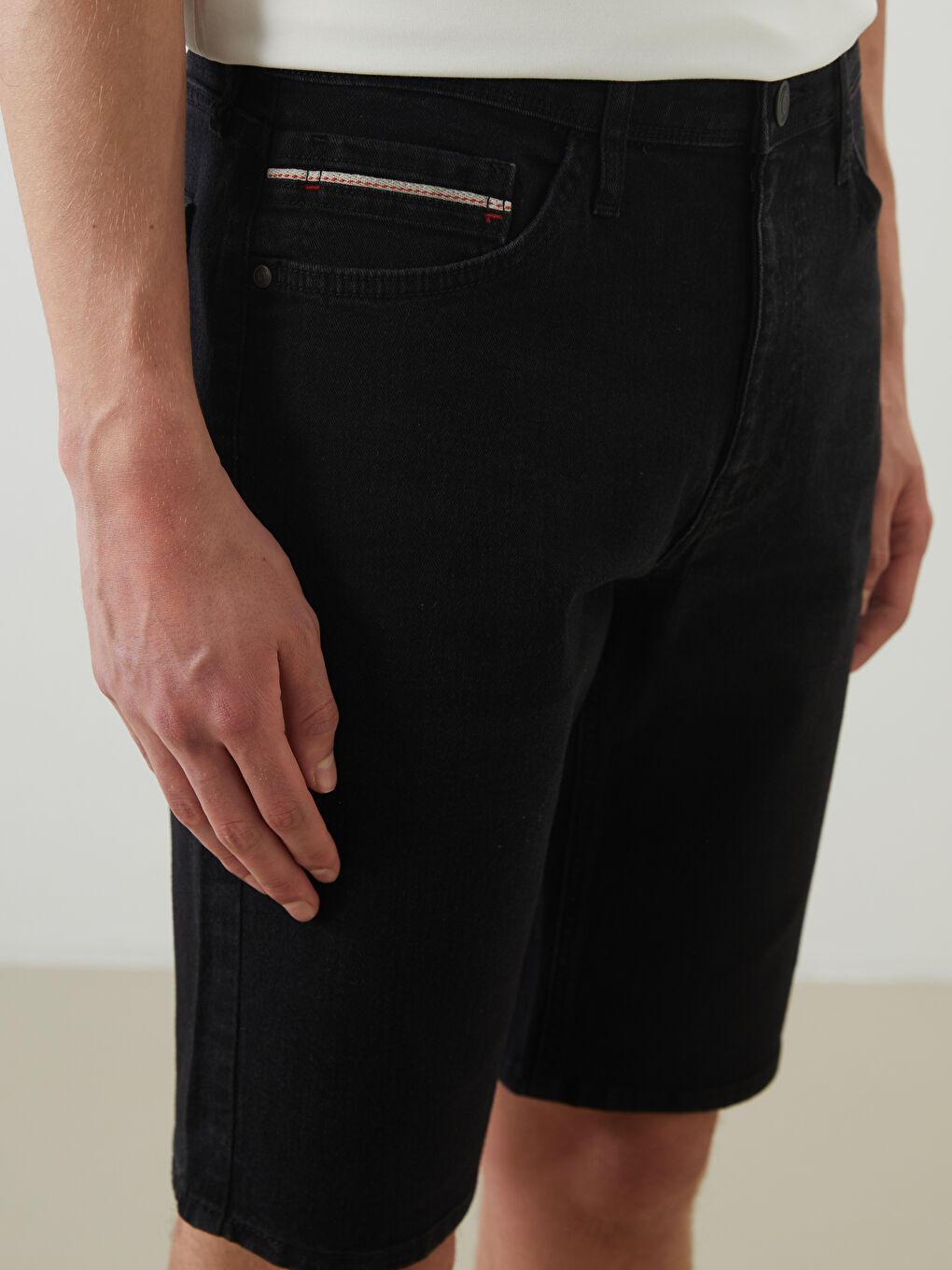 Slim Fit Men's Denim Shorts -S5LF60Z8-326