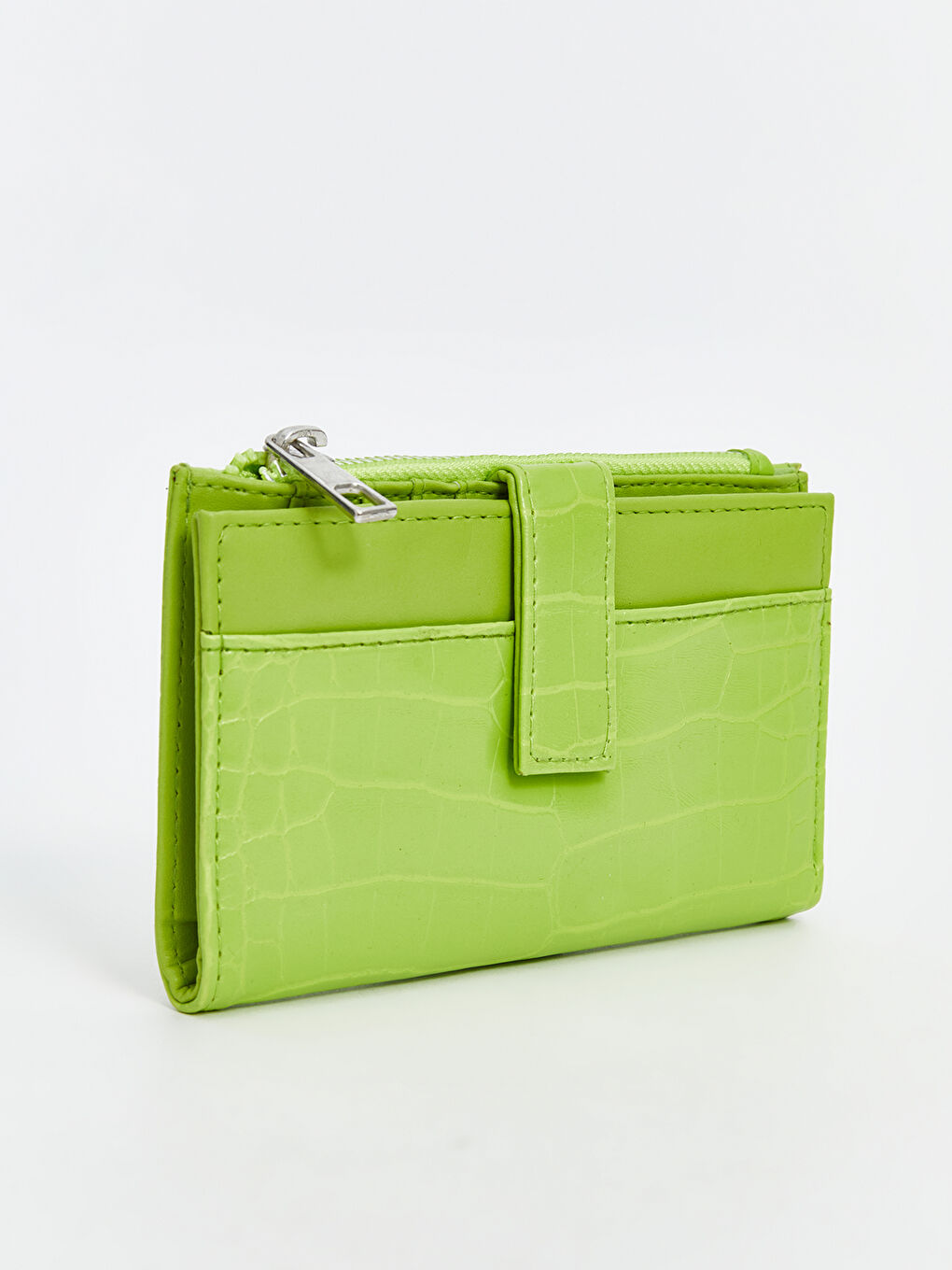 Leather Look Crocodile Patterned Women's Wallet -S5LF64Z8-D1S