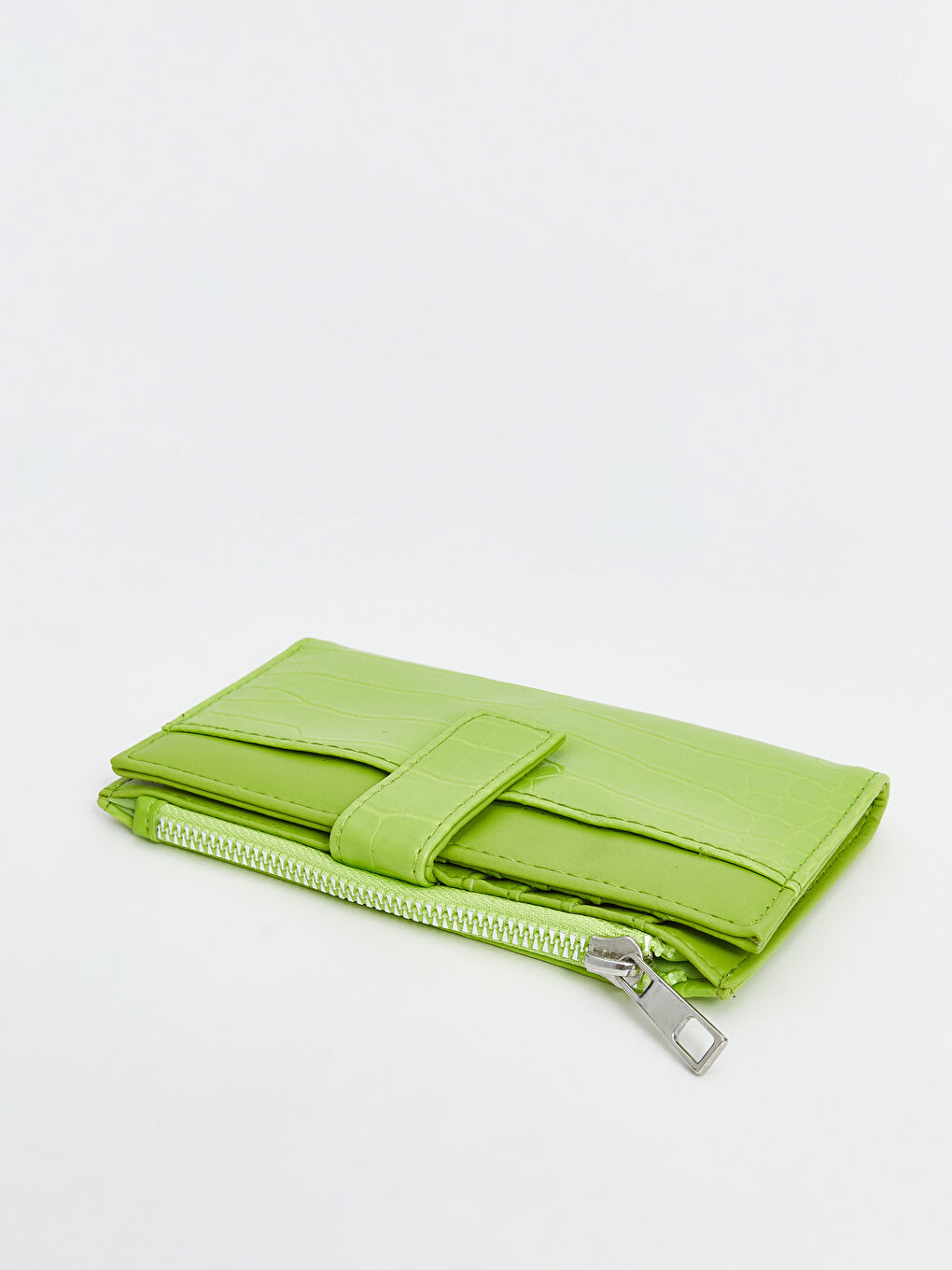 Leather Look Crocodile Patterned Women's Wallet -S5LF64Z8-D1S