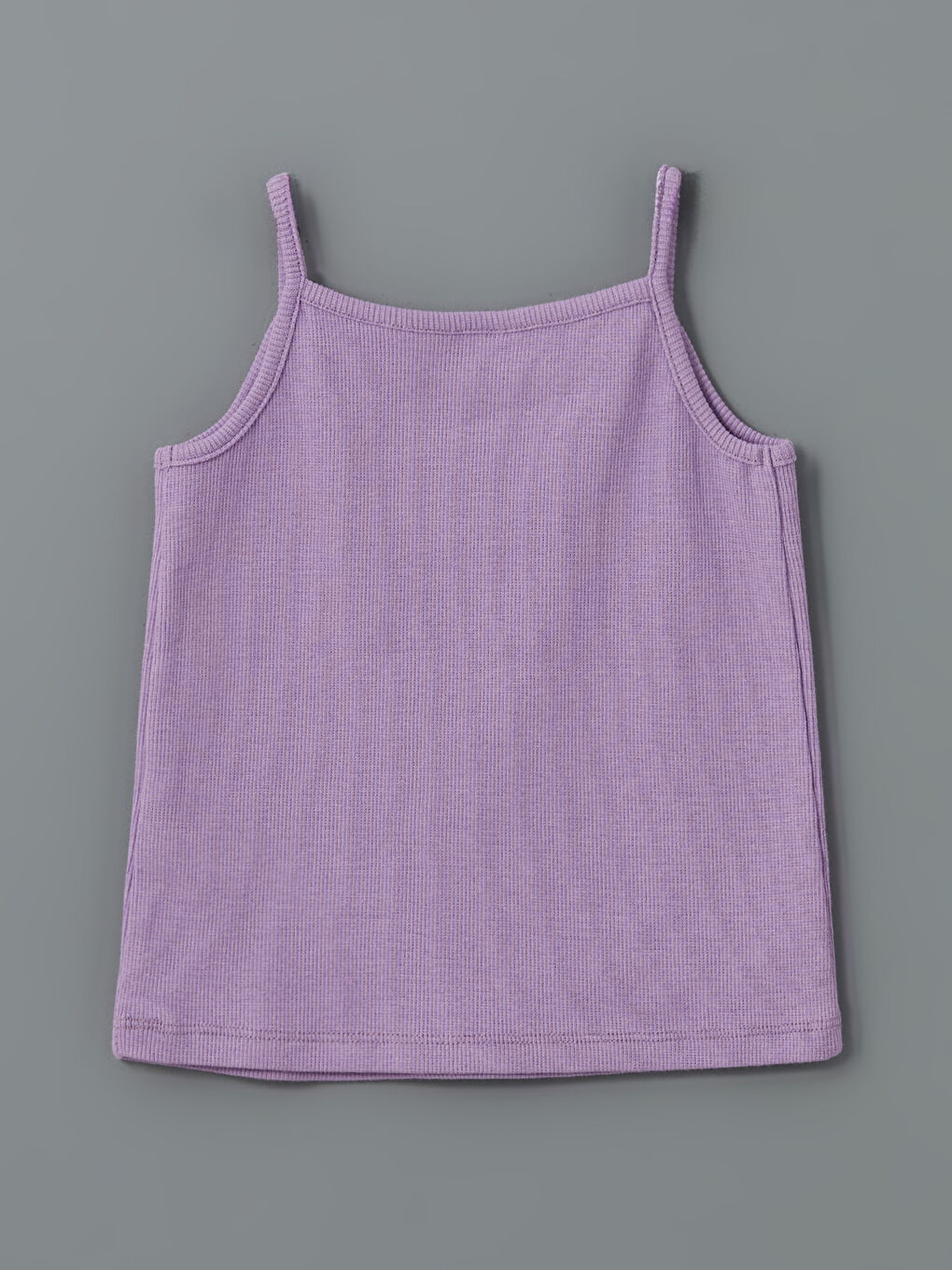 Square Neck Printed Girl's Undershirt, 2-pack -S5LG28Z1-LRA