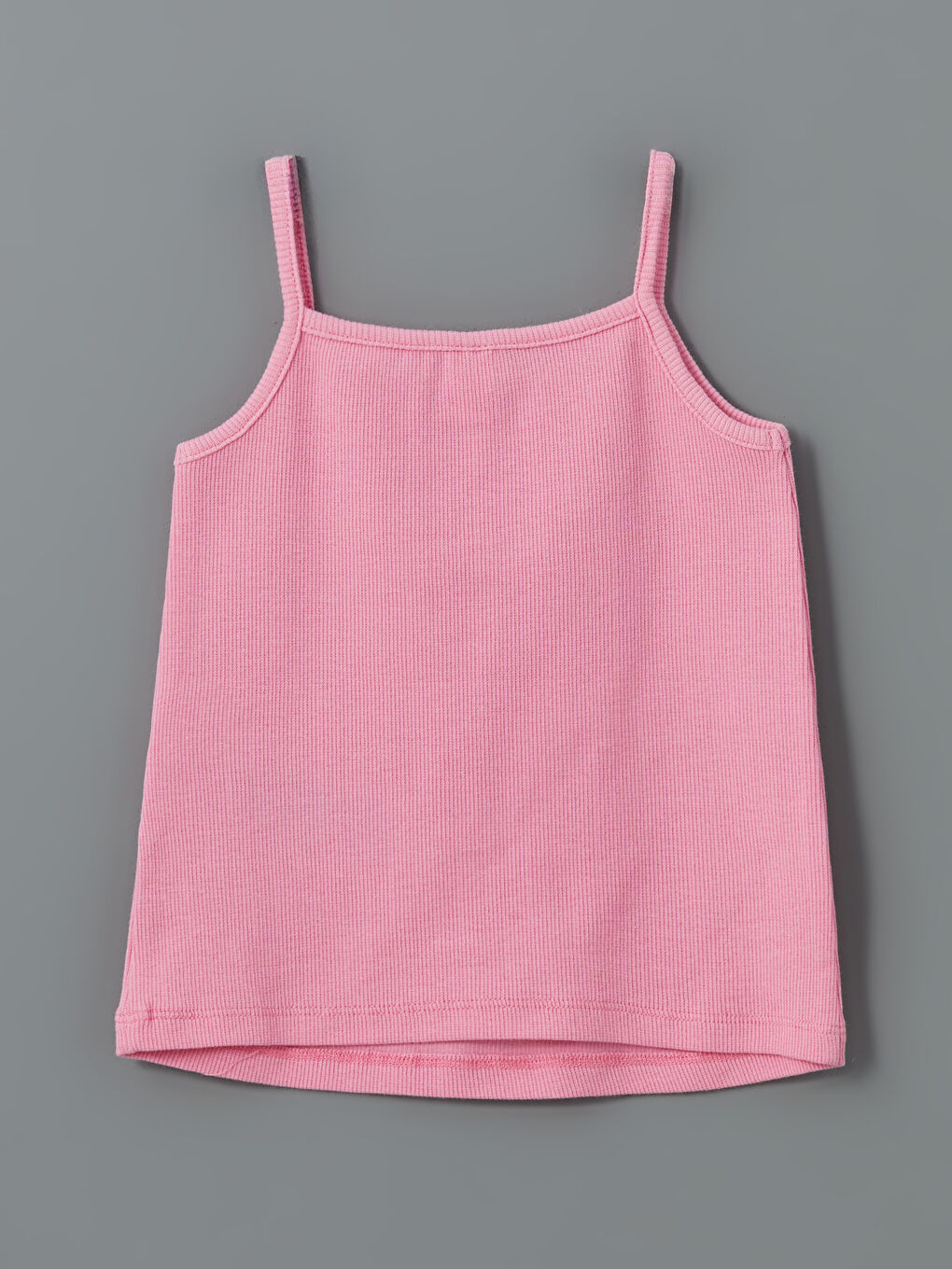 Square Neck Printed Girl's Undershirt, 2-pack -S5LG28Z1-LT4