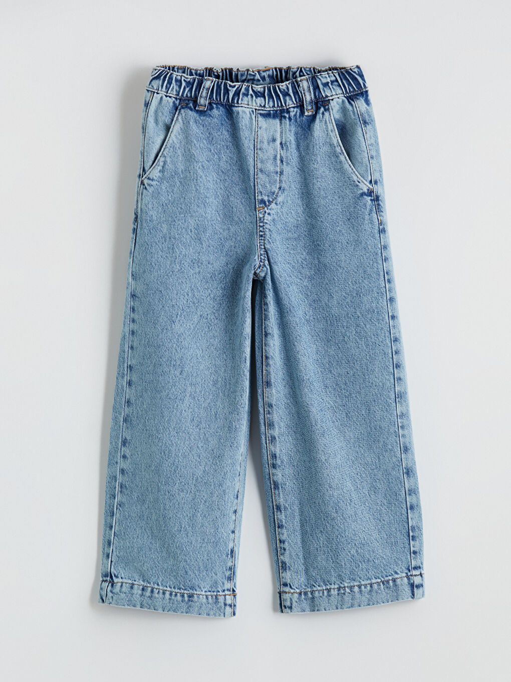 Karışık WideLeg Kız Çocuk Jean Pantolon