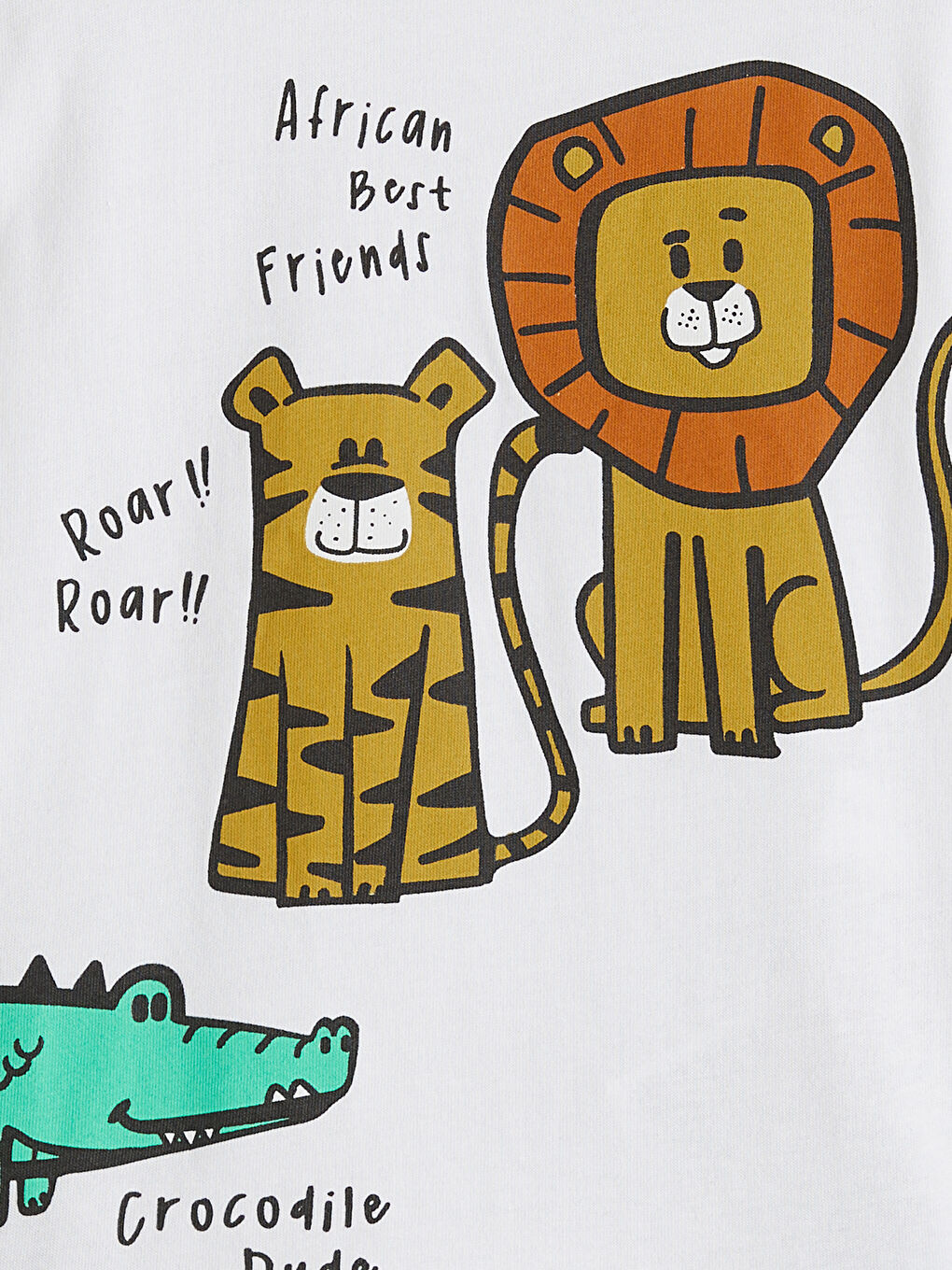 Karışık Bisiklet Yaka Baskılı Erkek Çocuk Tişört-2