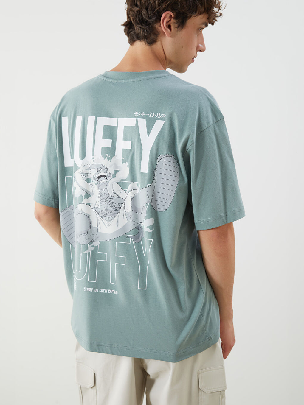 XSIDE Crew Neck Printed Jersey Men's T-Shirt -S5LG67Z8-GPP