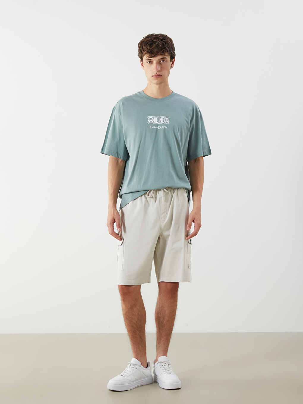 XSIDE Crew Neck Printed Jersey Men's T-Shirt -S5LG67Z8-GPP