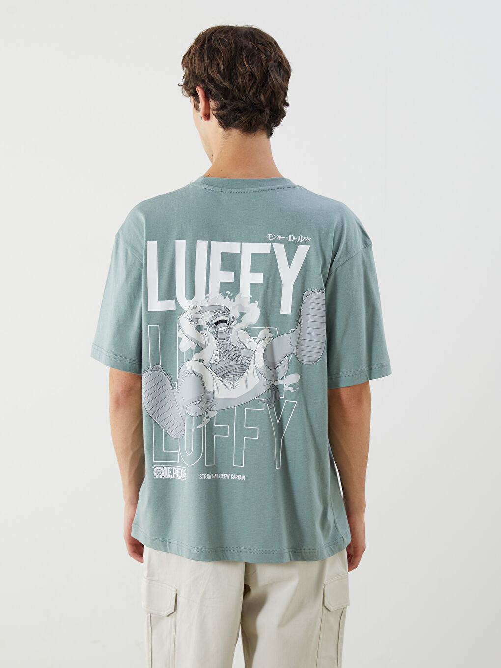 XSIDE Crew Neck Printed Jersey Men's T-Shirt -S5LG67Z8-GPP