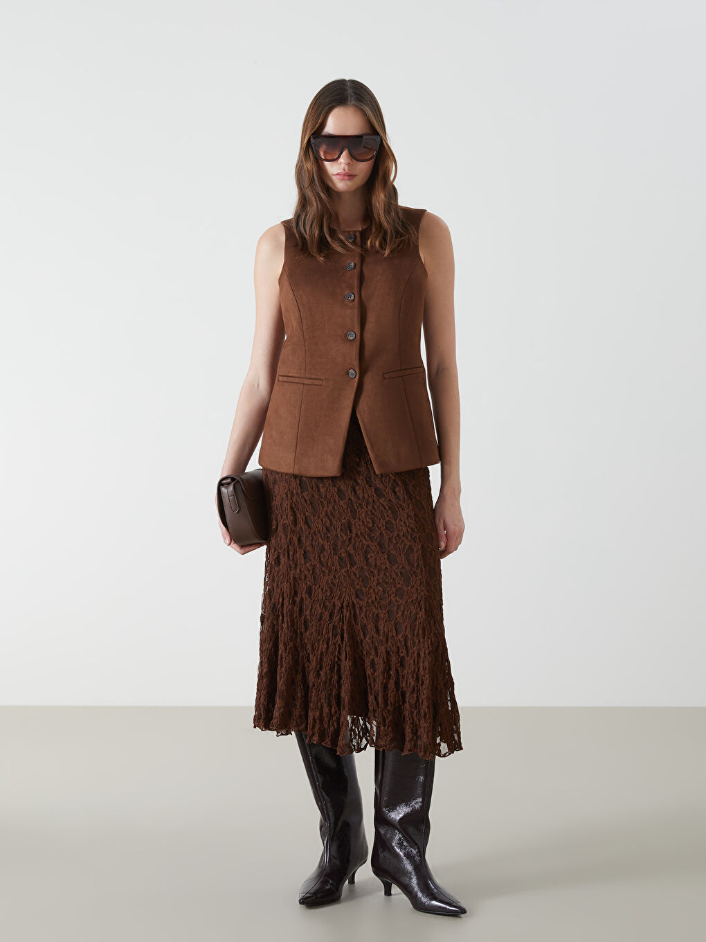 Slim Fit Embroidered Skirt -S5LG95Z8-R3D