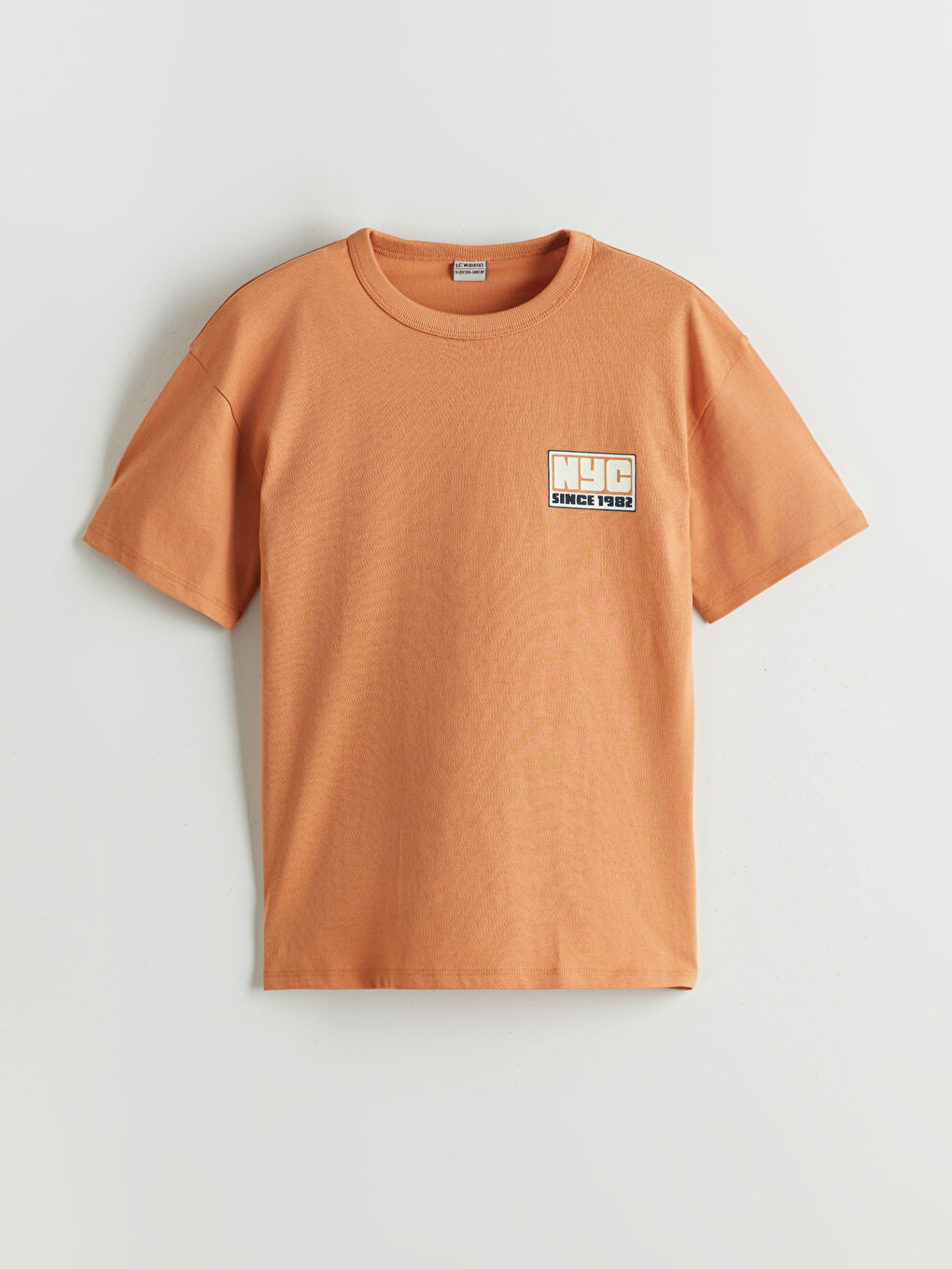 LCW Kids Bisiklet Yaka Erkek Çocuk Tişört -S5LH03Z4-Z7S