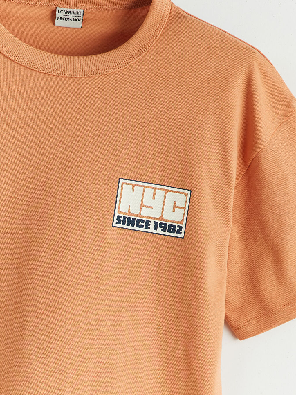 LCW Kids Bisiklet Yaka Erkek Çocuk Tişört -S5LH03Z4-Z7S