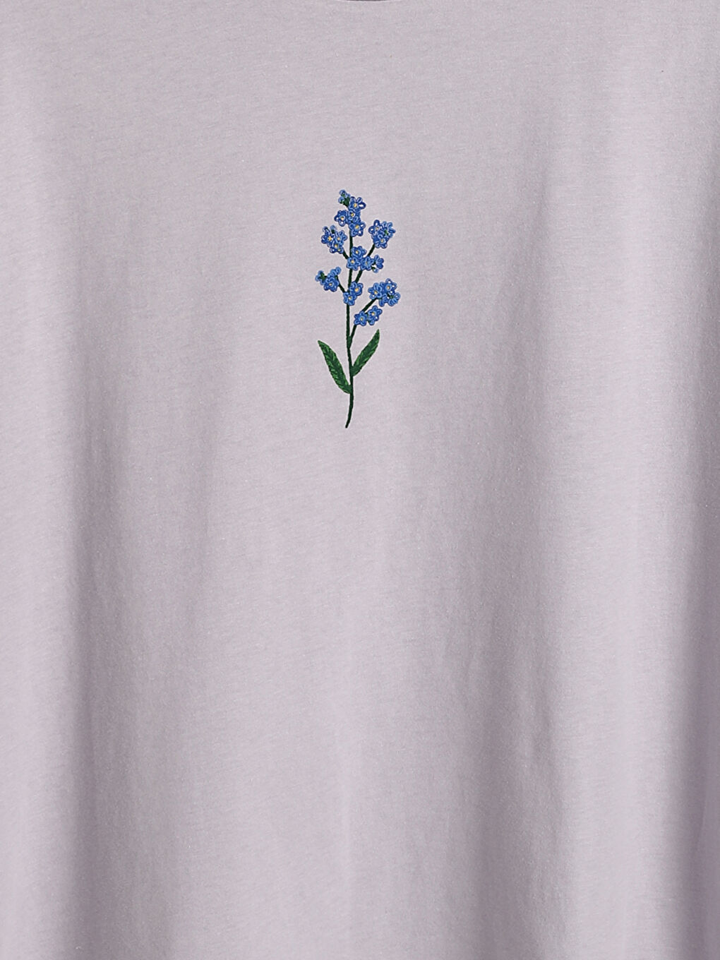 تيشيرت مطبوع بياقة دائرية للسيدات-3