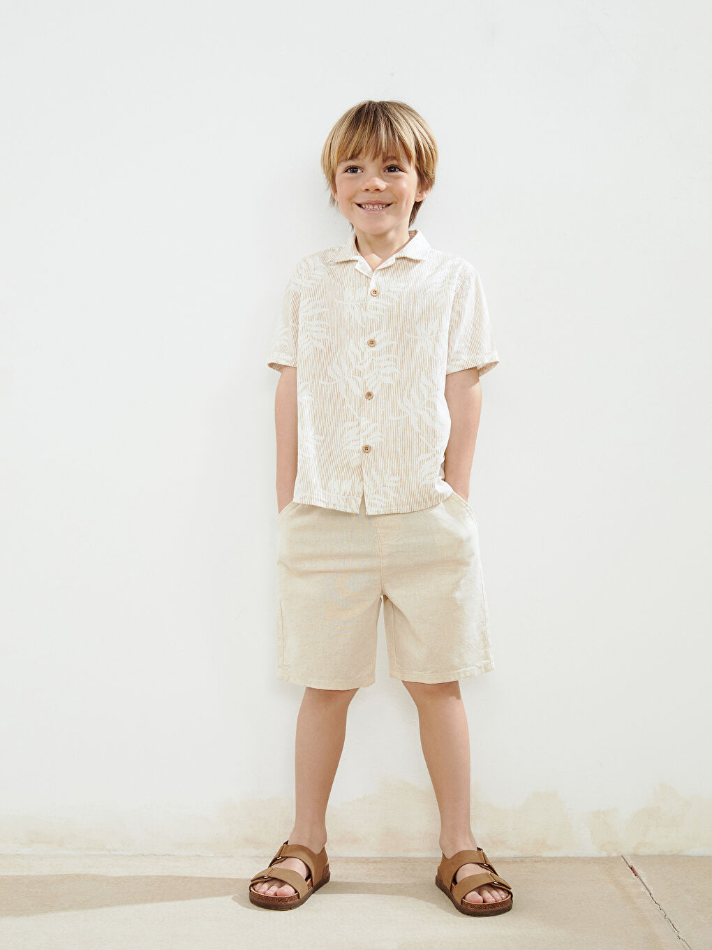 Boy ECRU Shorts -S5LH22Z1-FDJ