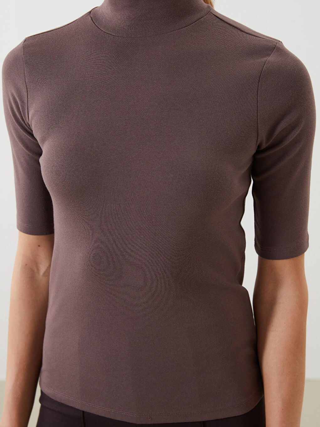 High Neck Women's Bodysuit -S5LH25Z8-HLD