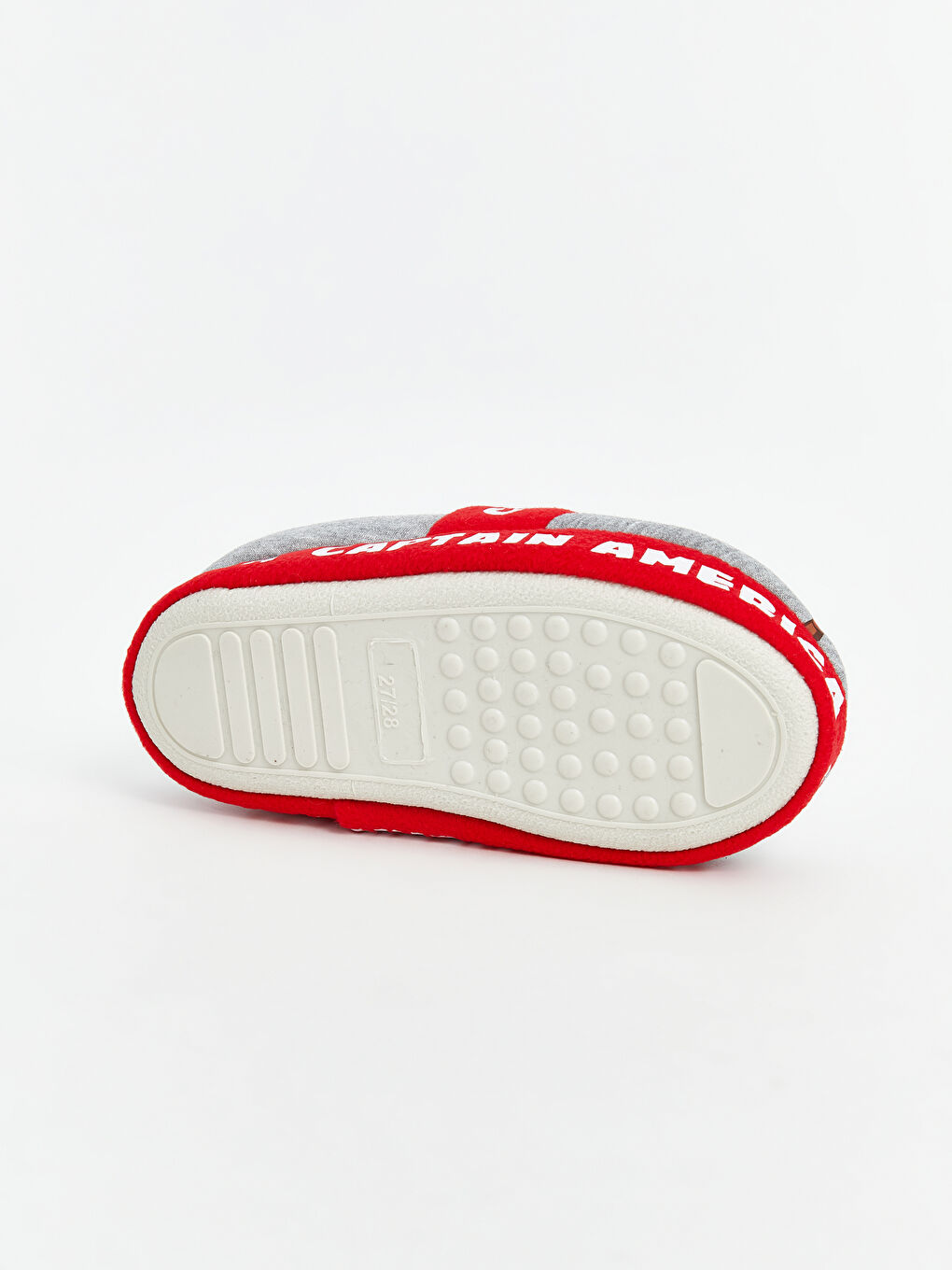 Gri Avengers Baskılı Erkek Çocuk Panduf-3