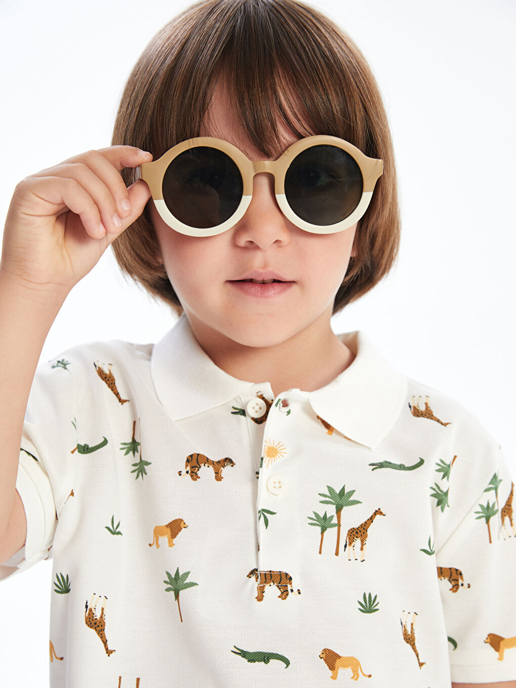 LCW Kids Printed Boys' T-Shirt and Shorts 2 Pack -S5LH40Z1-LRA