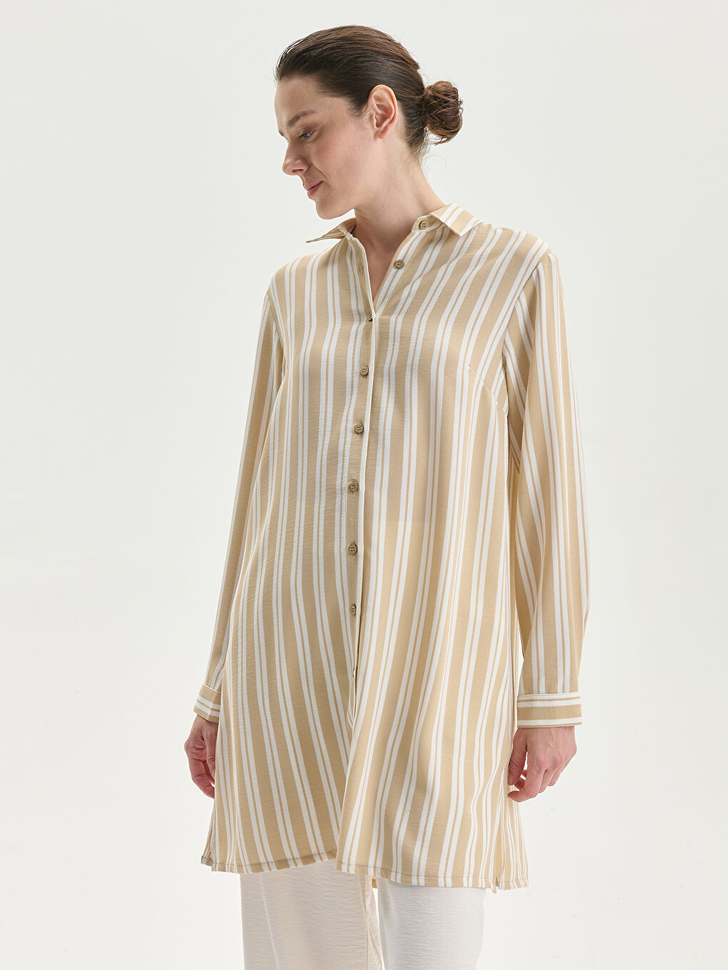 Striped Women's Shirt Tunic