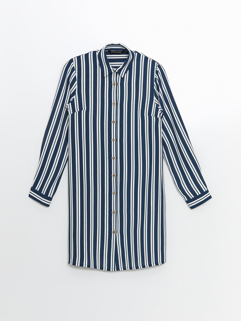 Striped Women's Shirt Tunic-4